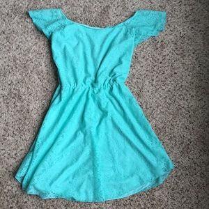 Mint Green A-Line Dress